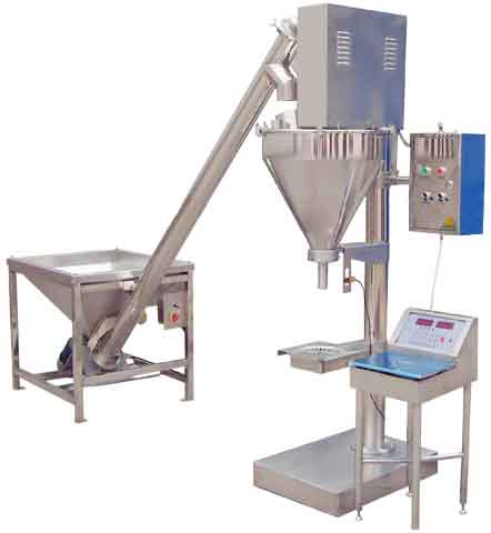 灌裝機(jī)+上料機(jī)配合使用圖